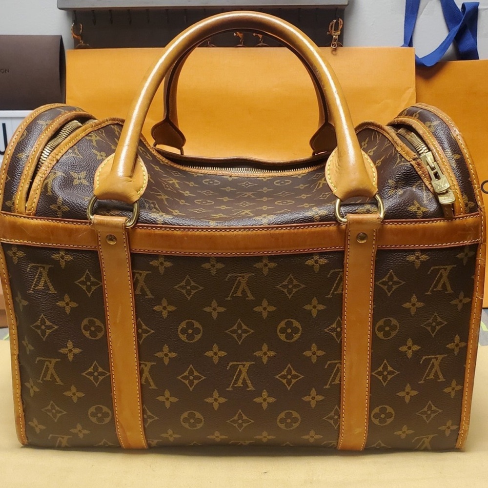 LOUIS VUITTON PET VINTAGE CARRIER Sac Chien 40 - Picture 8 of 16